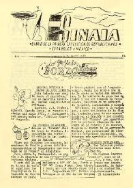 Sinaia : diario de la primera expedición de republicanos españoles a México. Núm. 6, 31 de mayo de 1939 | Biblioteca Virtual Miguel de Cervantes