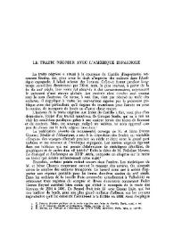 Le trafic négrier avec l'Amérique Espagnole / Henri  Lapeyre | Biblioteca Virtual Miguel de Cervantes