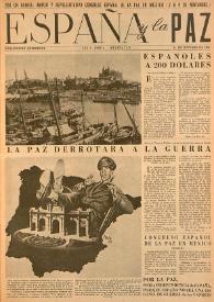 España y la paz. Año I, núm. 4, 1 de octubre de 1951 | Biblioteca Virtual Miguel de Cervantes
