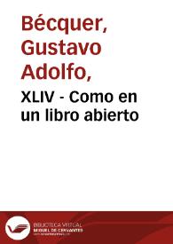 XLIV - Como en un libro abierto | Biblioteca Virtual Miguel de Cervantes