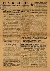 El Socialista Español : órgano central del P.S.O.E. Año I, núm. 2, 8 de agosto de 1946 | Biblioteca Virtual Miguel de Cervantes