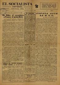 El Socialista Español : órgano central del P.S.O.E. Año I, núm. 7, 20 de noviembre de 1946 | Biblioteca Virtual Miguel de Cervantes
