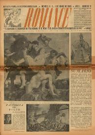 Romance : Revista Popular Hispanoamericana. Año I, núm. 9, 1 de junio de 1940 | Biblioteca Virtual Miguel de Cervantes