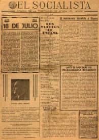 El Socialista (Argel). Núm. 3, julio de 1944 | Biblioteca Virtual Miguel de Cervantes