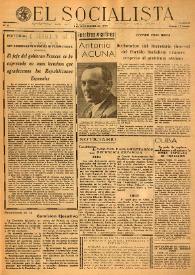 El Socialista (Argel). Núm. 8, 1 de noviembre de 1944 | Biblioteca Virtual Miguel de Cervantes