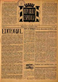República Española. Año I, núm. 5, 15 de julio de 1944 | Biblioteca Virtual Miguel de Cervantes