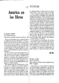 Cuadernos hispanoamericanos, núm. 487 (enero 1991). América en los libros / B.M., Rodolfo Alonso y J. M. | Biblioteca Virtual Miguel de Cervantes