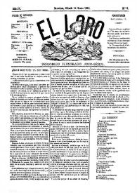 El Loro : periódico ilustrado joco-serio. Núm. 2, 14 de enero de 1882 | Biblioteca Virtual Miguel de Cervantes