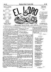 El Loro : periódico ilustrado joco-serio. Núm. 32, 12 de agosto de 1882 | Biblioteca Virtual Miguel de Cervantes