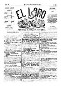 El Loro : periódico ilustrado joco-serio. Núm. 40, 7 de octubre de 1882 | Biblioteca Virtual Miguel de Cervantes