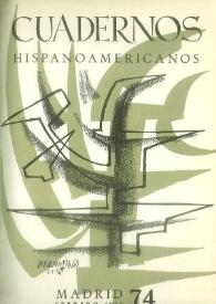 Cuadernos Hispanoamericanos. Núm. 74, febrero 1956 | Biblioteca Virtual Miguel de Cervantes