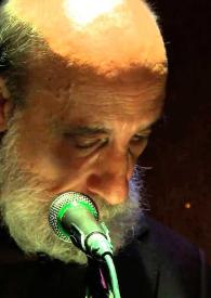 Recital poético de Raúl Zurita en el "Clan Cabaret", Alicante. 5 de marzo de 2015 | Biblioteca Virtual Miguel de Cervantes