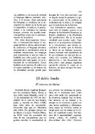 El doble fondo. El retorno de Heinrich Heine | Biblioteca Virtual Miguel de Cervantes