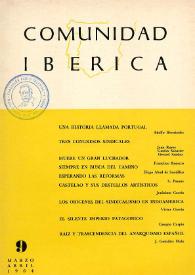 Comunidad ibérica : publicación bimestral. Año II, núm. 9, marzo-abril 1964 | Biblioteca Virtual Miguel de Cervantes