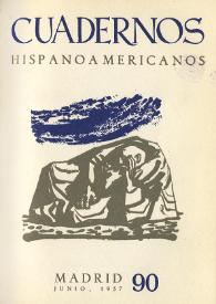 Cuadernos Hispanoamericanos. Núm. 90, junio 1957 | Biblioteca Virtual Miguel de Cervantes
