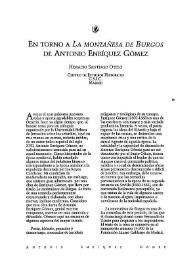 En torno a "La montañesa de Burgos" de Antonio Enríquez Gómez / Horacio Santiago Otero | Biblioteca Virtual Miguel de Cervantes
