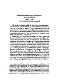 La obligación de los celos en dos comedias de Enríquez Gómez / Elena Di Pinto | Biblioteca Virtual Miguel de Cervantes