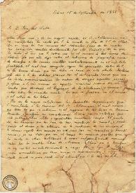 Carta de José Joaquín Mora a José Cecilio del Valle. Londres, 15 de septiembre de 1826 | Biblioteca Virtual Miguel de Cervantes