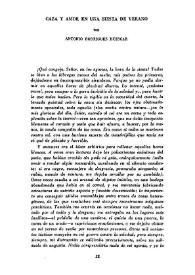 Caza y amor en una siesta de verano / por Antonio Rodríguez Huéscar | Biblioteca Virtual Miguel de Cervantes