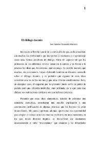 El diálogo docente / José Antonio Hernández Guerrero | Biblioteca Virtual Miguel de Cervantes