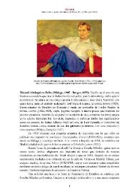 Manuel Altolaguirre Bolín [poeta, editor, impresor] (Málaga, 1905-Burgos, 1959) [Semblanza] / Irene García Chacón | Biblioteca Virtual Miguel de Cervantes