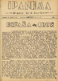 Ipanema : diario de a bordo. Núm. 9, 22 de junio de 1939 | Biblioteca Virtual Miguel de Cervantes