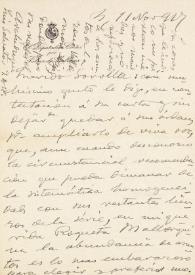 Carta de Rafael Altamira a Joaquín Sorolla. Madrid, 11 de noviembre de 1917 / Rafael Altamira | Biblioteca Virtual Miguel de Cervantes