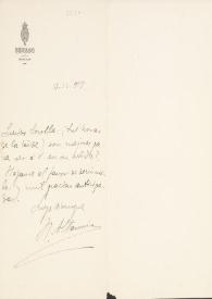 Carta de Rafael Altamira a Joaquín Sorolla. Madrid, 13 de diciembre de 1917 / Rafael Altamira | Biblioteca Virtual Miguel de Cervantes