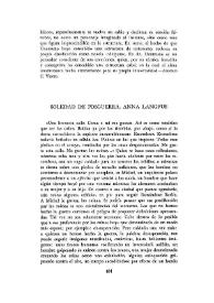 Soledad de posguerra. Anna Langfus / Félix Grande | Biblioteca Virtual Miguel de Cervantes