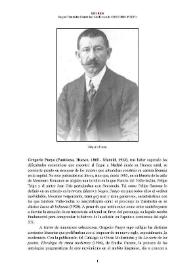 Gregorio Pueyo (Panticosa, Huesca, 1860 - Madrid, 1913) [Semblanza] / Raquel Fernández Menéndez | Biblioteca Virtual Miguel de Cervantes