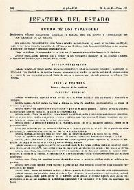 Fuero de los Españoles de 17 de julio de 1945  | Biblioteca Virtual Miguel de Cervantes