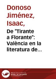 De "Tirante a Florante": València en la literatura de Filipines / Isaac Donoso Jiménez, Jennifer Zabala | Biblioteca Virtual Miguel de Cervantes