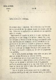 Carta de Rafael Altamira al Conde de la Mortera. Madrid, 2 de abril de 1924 | Biblioteca Virtual Miguel de Cervantes