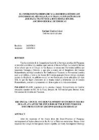 El Consejo Extraordinario y la reordenación de los estudios en el Río de la Plata tras la expulsión de los jesuitas a través de la documentación del Archivo General de Simancas / Enrique Giménez López | Biblioteca Virtual Miguel de Cervantes