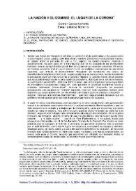 La Nación y su dominio: el lugar de la Corona / Carmen García Monerris  y Encarna García Monerris | Biblioteca Virtual Miguel de Cervantes