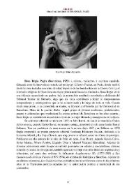 Rosa Regàs Pagès (Barcelona, 1933- ) [Semblanza] / Marta Simó Comas | Biblioteca Virtual Miguel de Cervantes