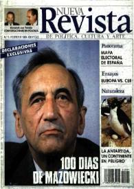 Nueva Revista de Política, Cultura y Arte. Núm. 1, febrero 1990 | Biblioteca Virtual Miguel de Cervantes