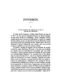 "Studi Storici sul regno di S. Pio V" por el Sr. Brognoli / Antonio María Fabié | Biblioteca Virtual Miguel de Cervantes
