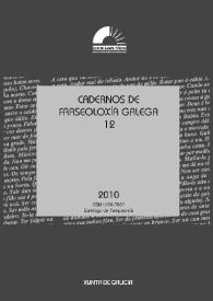 Cadernos de Fraseoloxía Galega. Núm. 12, 2010 | Biblioteca Virtual Miguel de Cervantes