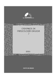 Cadernos de Fraseoloxía Galega. Núm. 7, 2005 | Biblioteca Virtual Miguel de Cervantes