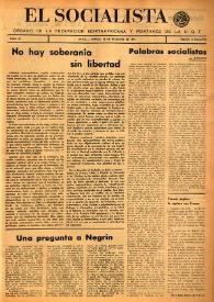 El Socialista (Argel). Núm. 43, 15 de diciembre de 1945 | Biblioteca Virtual Miguel de Cervantes
