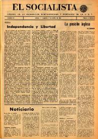 El Socialista (Argel). Núm. 48, 19 de enero de 1946 | Biblioteca Virtual Miguel de Cervantes