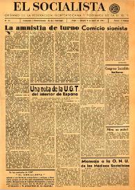 El Socialista (Argel). Núm. 93, 4 de enero de 1947 | Biblioteca Virtual Miguel de Cervantes