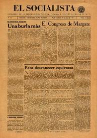 El Socialista (Argel). Núm. 113, 14 de junio de 1947 | Biblioteca Virtual Miguel de Cervantes
