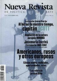 Nueva Revista de Política, Cultura y Arte. Núm. 79, enero-febrero 2002 | Biblioteca Virtual Miguel de Cervantes
