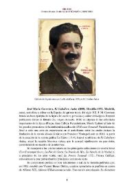 José María Carretero "El Caballero Audaz" (1888, Montilla-1951, Madrid) [Semblanza] / Christine Rivalan Guégo | Biblioteca Virtual Miguel de Cervantes