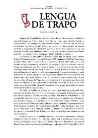 Lengua de Trapo (Madrid, 1995- ) [Semblanza] / Sofía González Gómez | Biblioteca Virtual Miguel de Cervantes