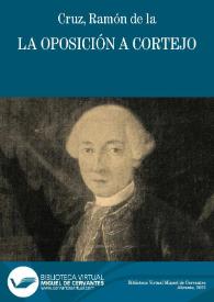 La oposición a cortejo / Ramón de la Cruz | Biblioteca Virtual Miguel de Cervantes