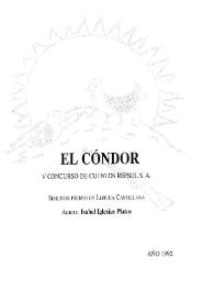 El cóndor / Isabel Iglesias Platas | Biblioteca Virtual Miguel de Cervantes