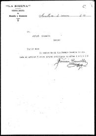Carta de Fermín Canella a Rafael Altamira. Amarillas, 23 de febrero de 1910 | Biblioteca Virtual Miguel de Cervantes